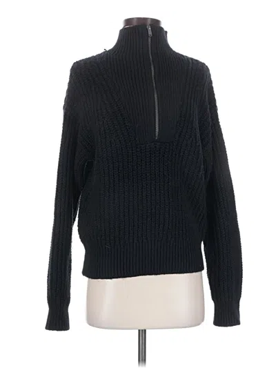 Pre-owned Gap Fleece Jacket In Black