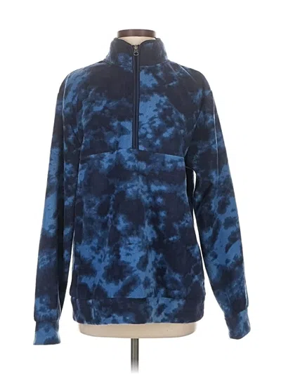 Pre-owned Gap Fleece Jacket In Blue