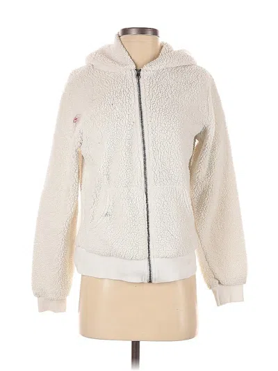 Pre-owned Gap Fleece Jacket In Ivory