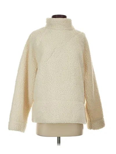 Pre-owned Gap Fleece Jacket In Ivory