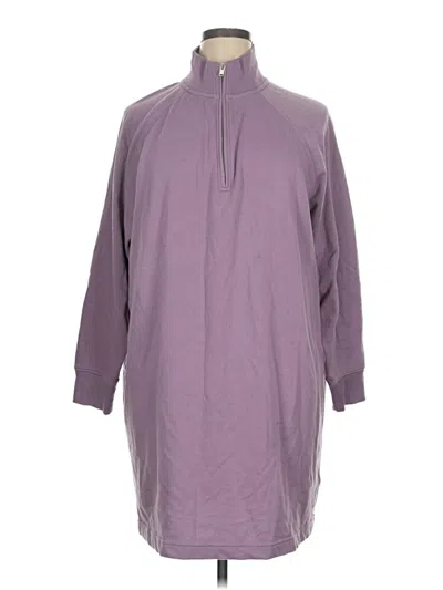 Pre-owned Gap Fleece Jacket In Purple