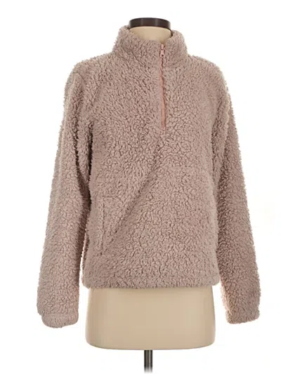 Pre-owned Gap Fleece Jacket In Tan