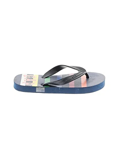 Pre-owned Gap Kids' Flip Flops In Blue