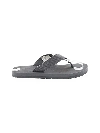 Pre-owned Gap Kids' Flip Flops In Gray