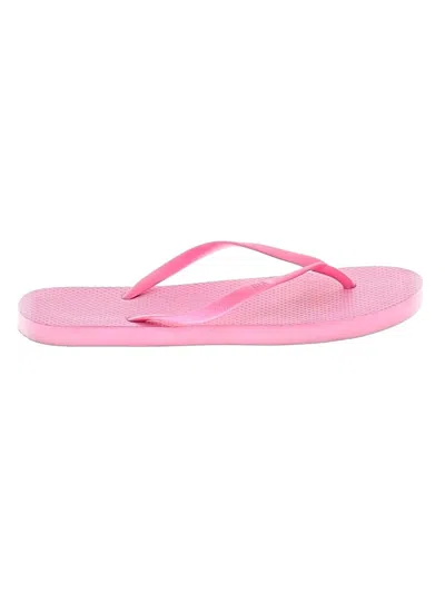 Pre-owned Gap Flip Flops In Pink