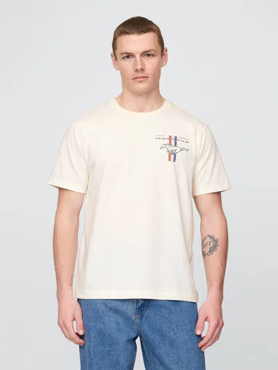 Gap Ford Mustang Graphic T-shirt In Ivory Frost