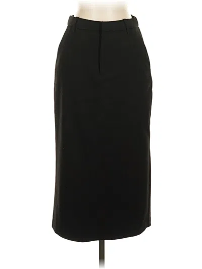 Pre-owned Gap Formal Skirt In Black