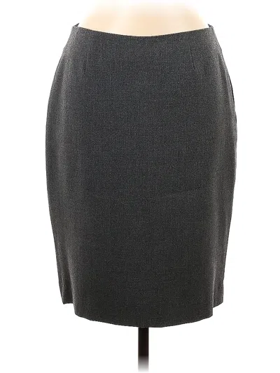 Pre-owned Gap Formal Skirt In Gray