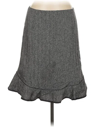 Pre-owned Gap Formal Skirt In Gray