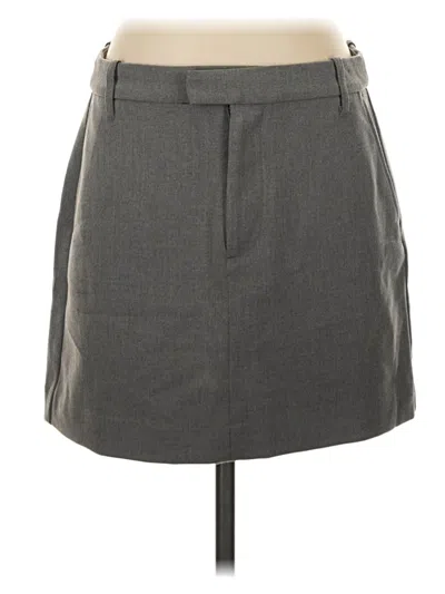 Pre-owned Gap Formal Skirt In Gray