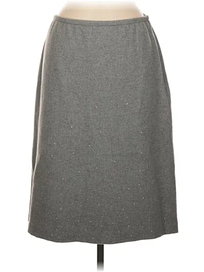 Pre-owned Gap Formal Skirt In Gray