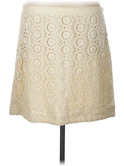 Pre-owned Gap Formal Skirt In Ivory