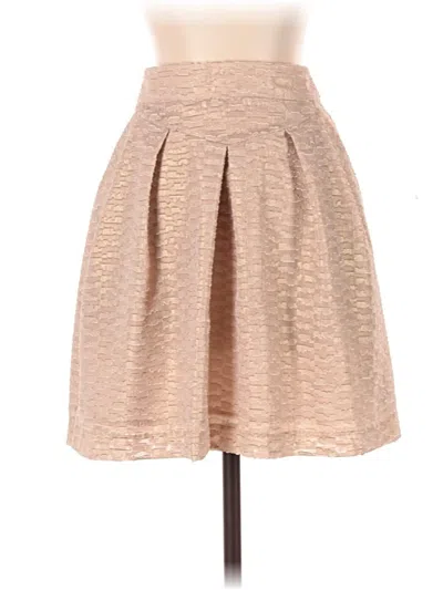 Pre-owned Gap Formal Skirt In Tan