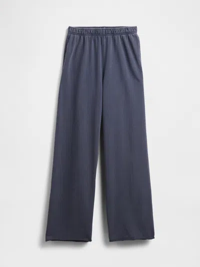 Gap French Terry Classic Sweatpants In Blue