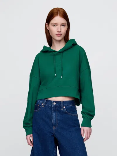 Gap French Terry Cropped Oversized Hoodie