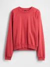 Gap French Terry Raglan Sweatshirt In Orange