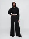 Gap French Terry Wide-leg Rolled Hem Sweatpants