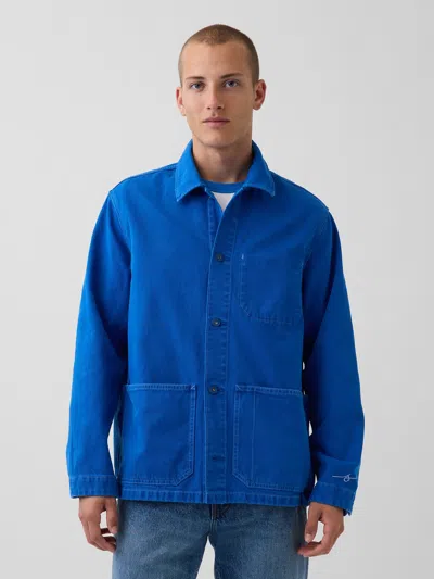 Gap Get Blue Relaxed Chore Jacket