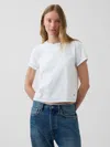 Gap Get Blue Relaxed T-shirt In White