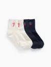 Gap Half-crew Socks (2-pack) In Multi
