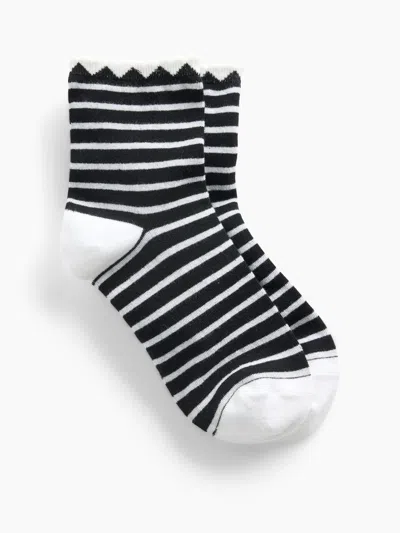 Gap Heart Half-crew Socks In Black
