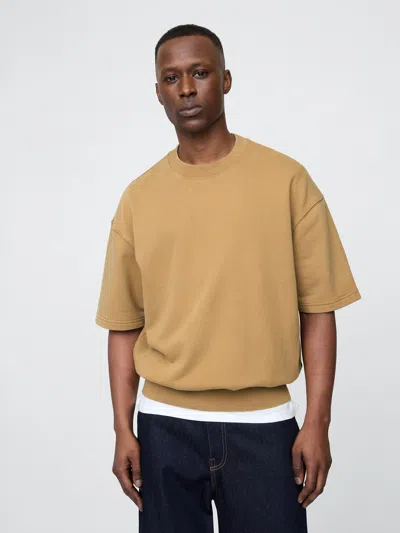 Gap Heavyweight Crewneck Sweatshirt In Gray