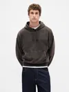 Gap Heavyweight Oversized Hoodie In Brown