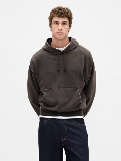 GAP HEAVYWEIGHT CROP HOODIE