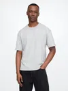 Gap Heavyweight Cropped T-shirt In B10 Grey Heather