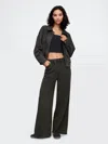 Gap Baggy French Terry Pants In Black Wash