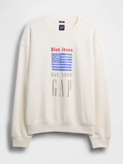 Gap Heavyweight French Terry Oversized Logo Sweatshirt