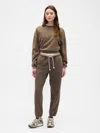 Gap Heavyweight French Terry Slim Joggers In Green