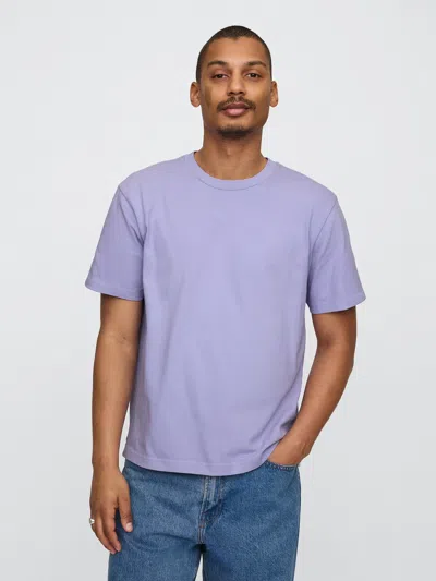 Gap Heavyweight Original T-shirt In Warm Violet