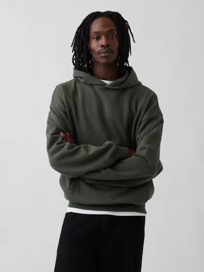 Gap Heavyweight Oversized Hoodie In Green
