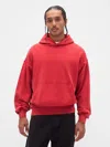 Gap Heavyweight Oversized Hoodie In Red