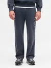 Gap Heavyweight Relaxed Logo Sweatpants In Blue