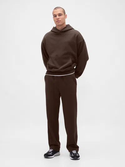 Gap Heavyweight Relaxed Sweatpants In Brown
