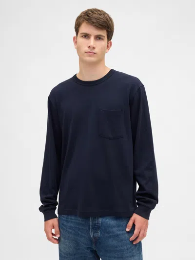 Gap Heavyweight Relaxed T-shirt In Blue
