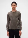 Gap Heavyweight Relaxed T-shirt In Brown
