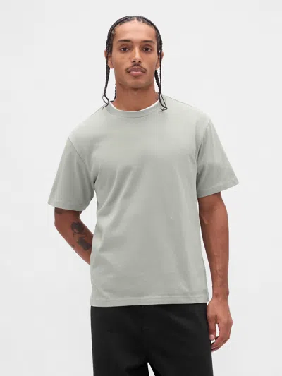Gap Heavyweight Relaxed T-shirt In Green