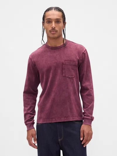 Gap Heavyweight Relaxed T-shirt In Red