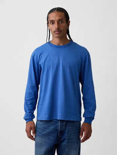 Gap Heavyweight Relaxed T-shirt In Docksider Blue