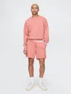 Gap Heavyweight Sweat Shorts In Fresh Coral