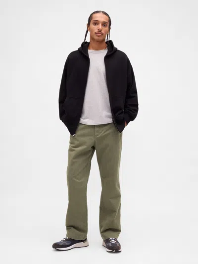 Gap Heavyweight Twill '90s Loose Khakis In Green