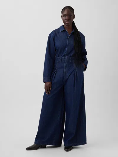Gap × Hfr Denim Jumpsuit By Latouché In Blue