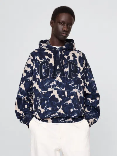 Gap × Hfr Logo Hoodie By N'gai In Indigo Print