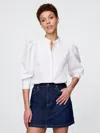 Gap × Hfr Puff-sleeve Shirt By N'gai In White