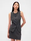 Gap High-neck Vest In Black