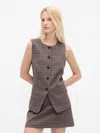 Gap High-neck Vest In Brown