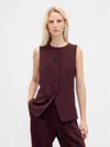 Gap High-neck Vest In Purple